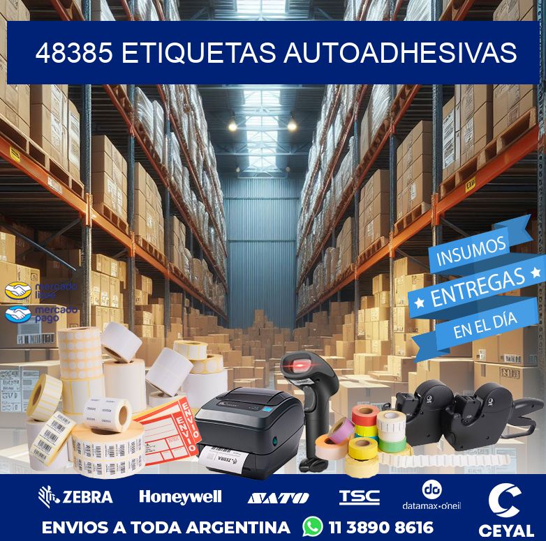48385 ETIQUETAS AUTOADHESIVAS
