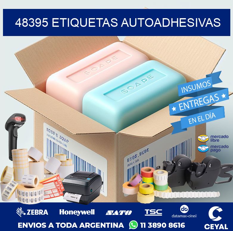 48395 ETIQUETAS AUTOADHESIVAS
