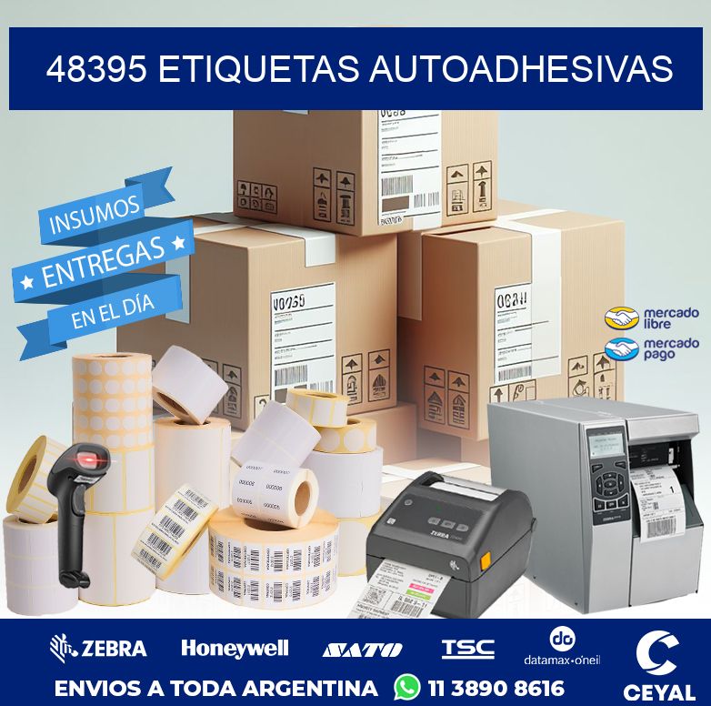 48395 ETIQUETAS AUTOADHESIVAS