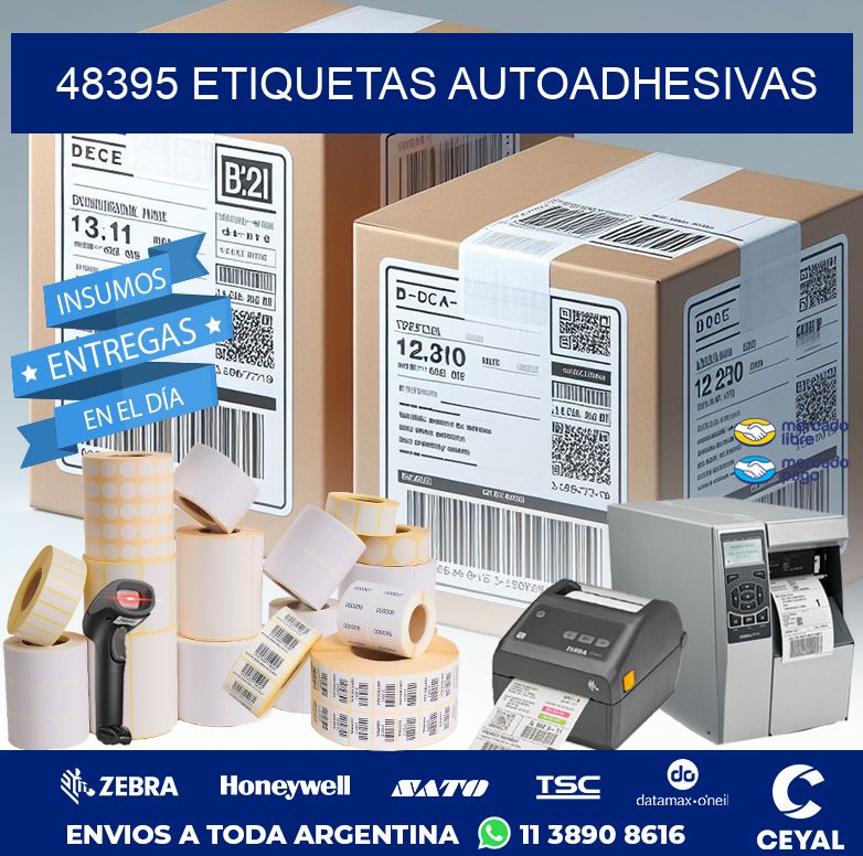 48395 ETIQUETAS AUTOADHESIVAS
