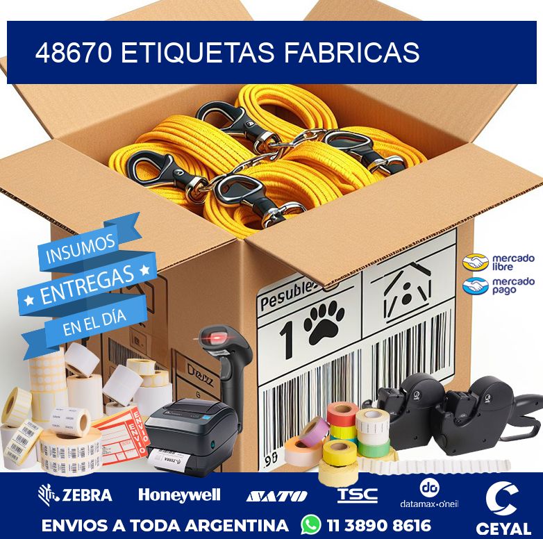 48670 ETIQUETAS FABRICAS