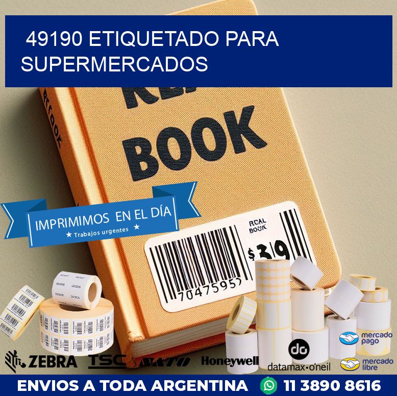 49190 ETIQUETADO PARA SUPERMERCADOS