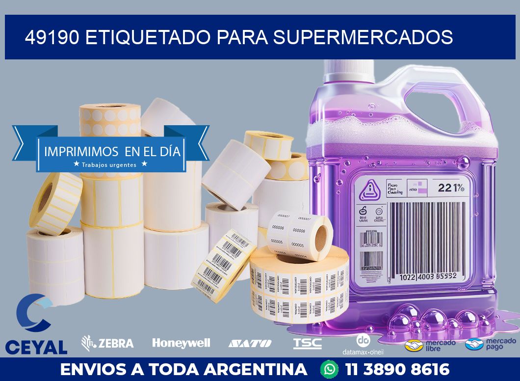 49190 ETIQUETADO PARA SUPERMERCADOS