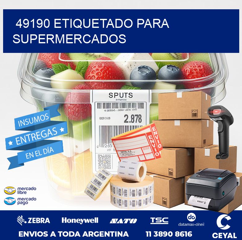 49190 ETIQUETADO PARA SUPERMERCADOS