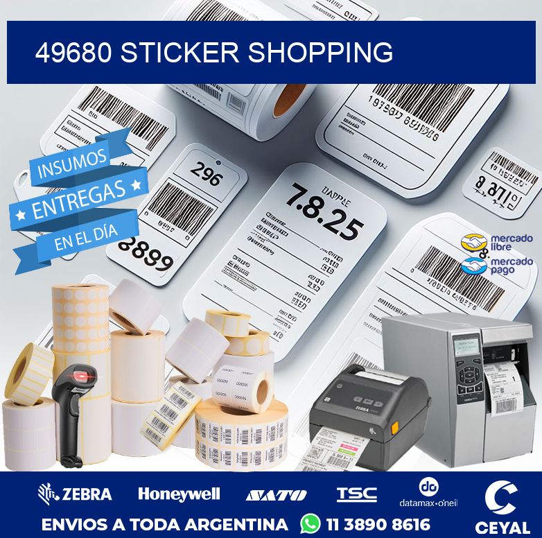 49680 STICKER SHOPPING