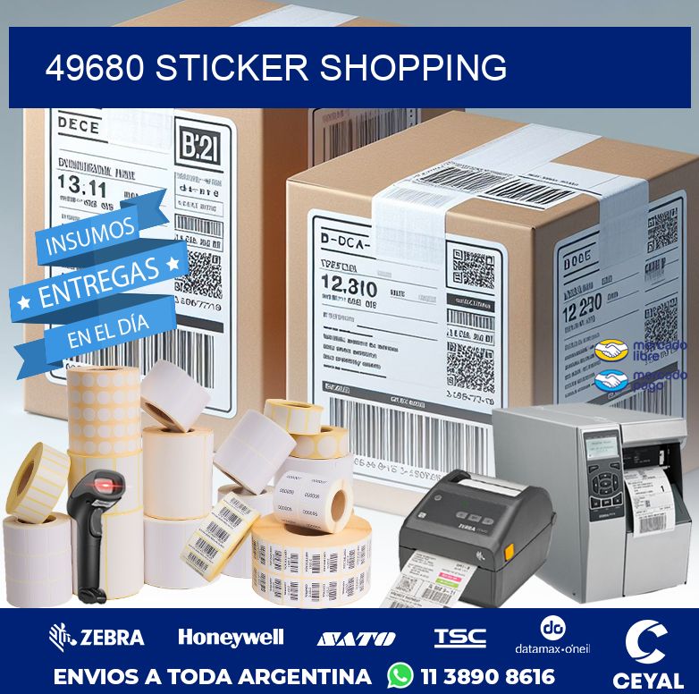 49680 STICKER SHOPPING