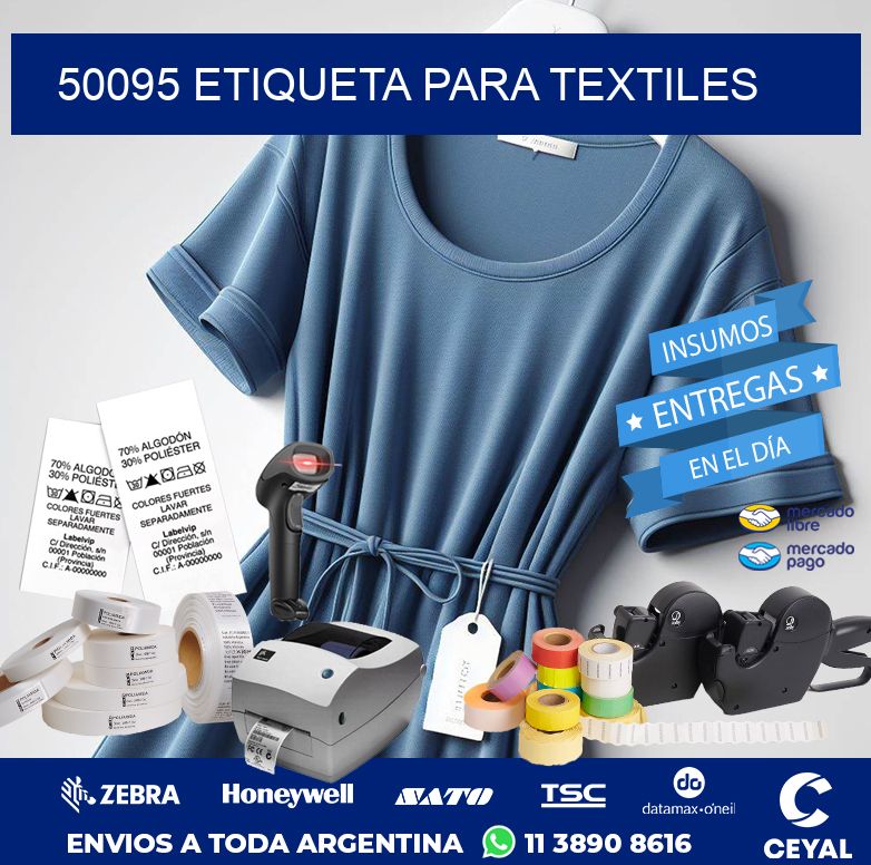 50095 ETIQUETA PARA TEXTILES