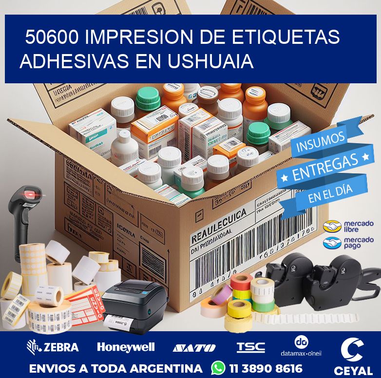 50600 IMPRESION DE ETIQUETAS ADHESIVAS EN USHUAIA