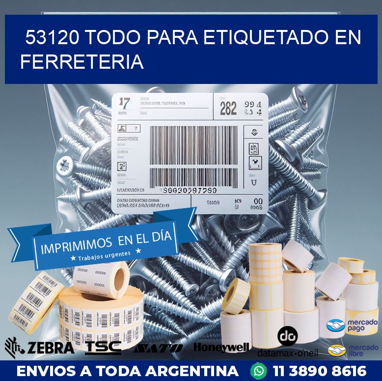 53120 TODO PARA ETIQUETADO EN FERRETERIA