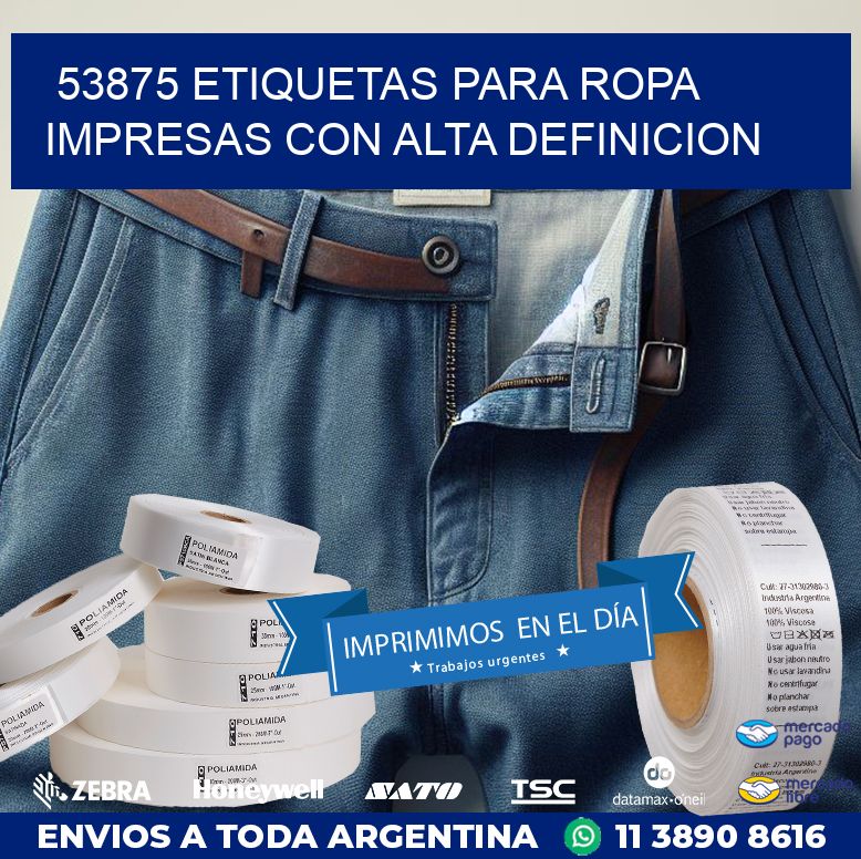53875 ETIQUETAS PARA ROPA IMPRESAS CON ALTA DEFINICION