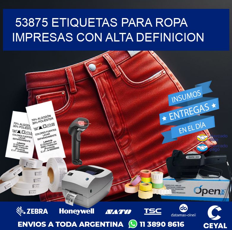 53875 ETIQUETAS PARA ROPA IMPRESAS CON ALTA DEFINICION