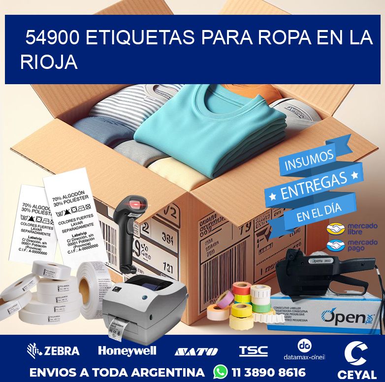 54900 ETIQUETAS PARA ROPA EN LA RIOJA