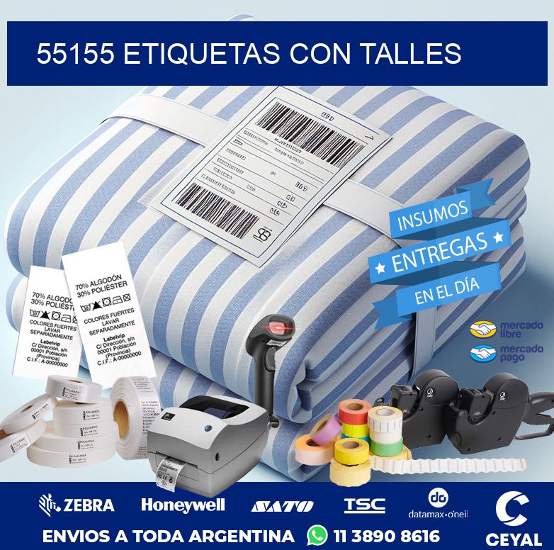 55155 ETIQUETAS CON TALLES