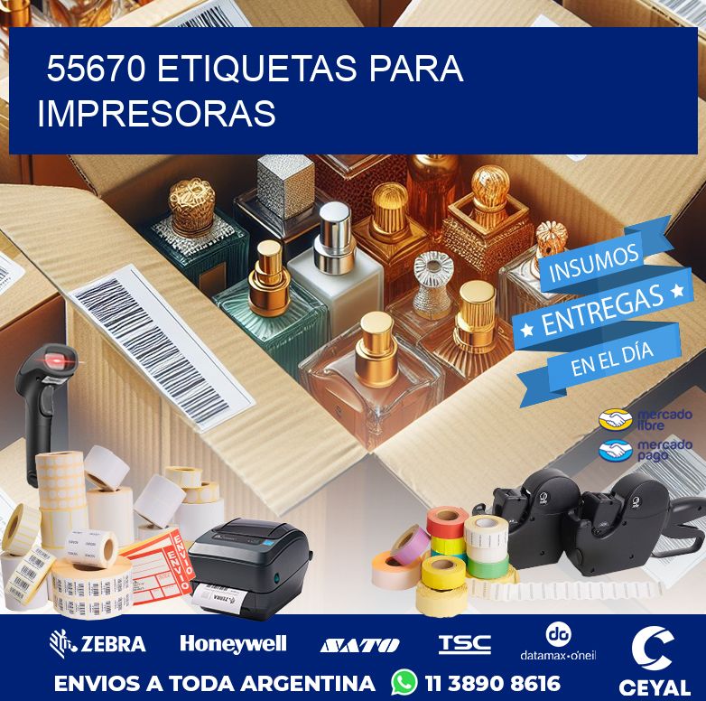55670 ETIQUETAS PARA IMPRESORAS