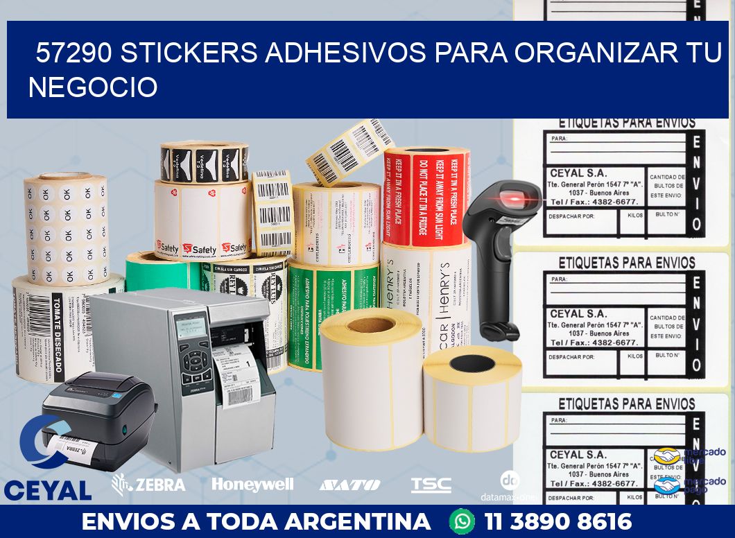 57290 STICKERS ADHESIVOS PARA ORGANIZAR TU NEGOCIO