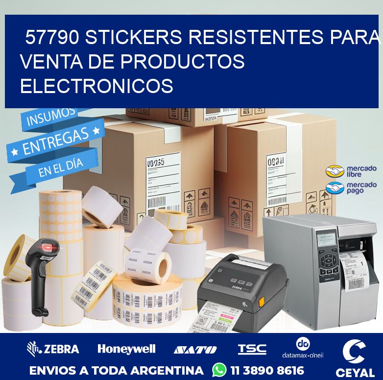 57790 STICKERS RESISTENTES PARA VENTA DE PRODUCTOS ELECTRONICOS