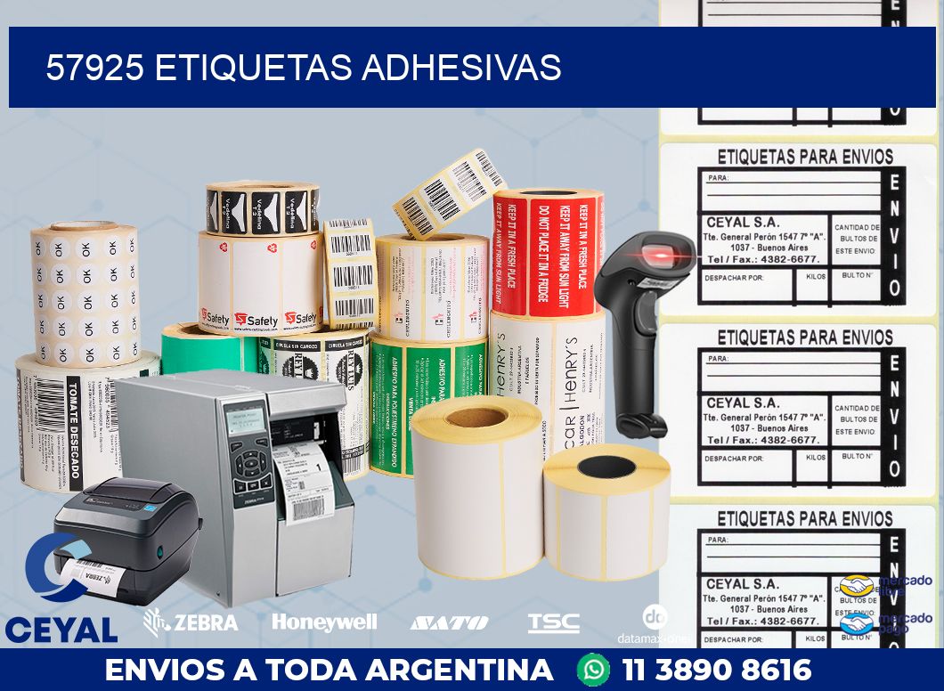 57925 ETIQUETAS ADHESIVAS