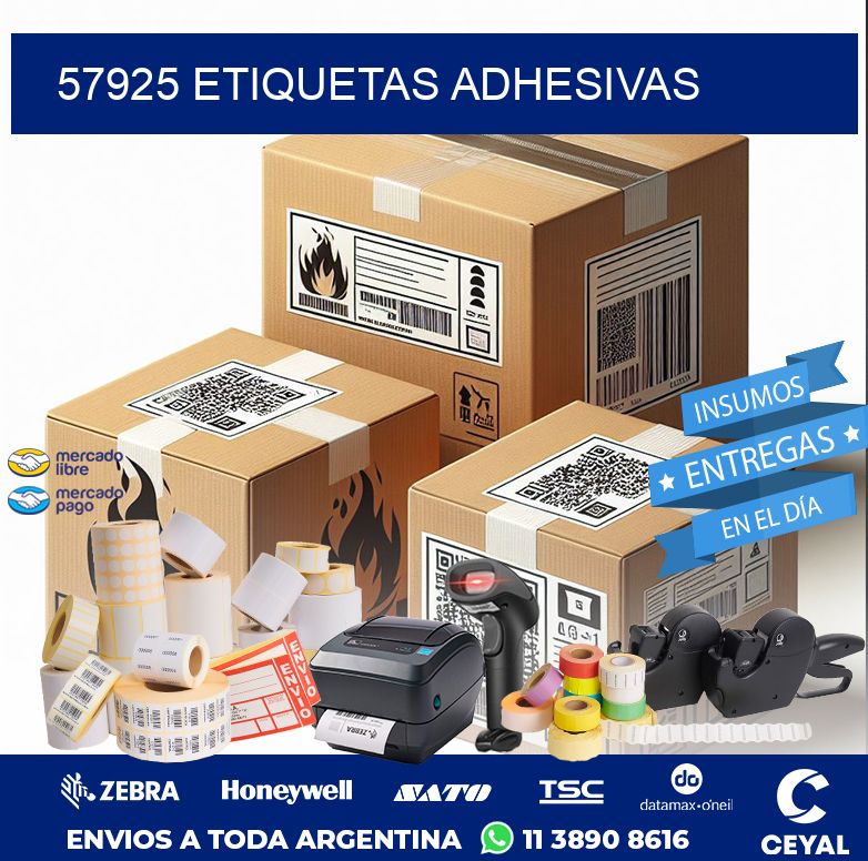57925 ETIQUETAS ADHESIVAS