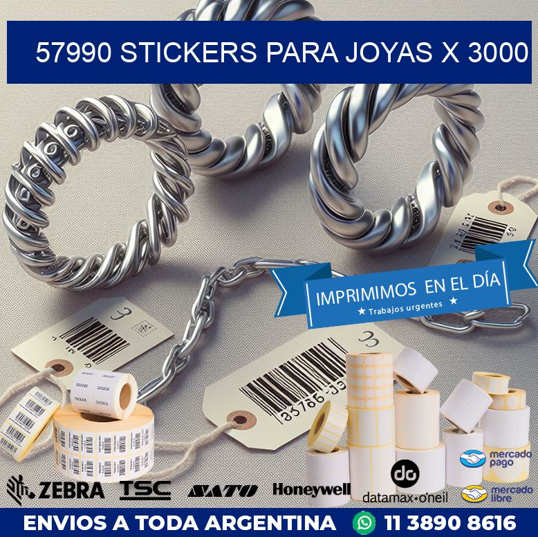 57990 STICKERS PARA JOYAS X 3000