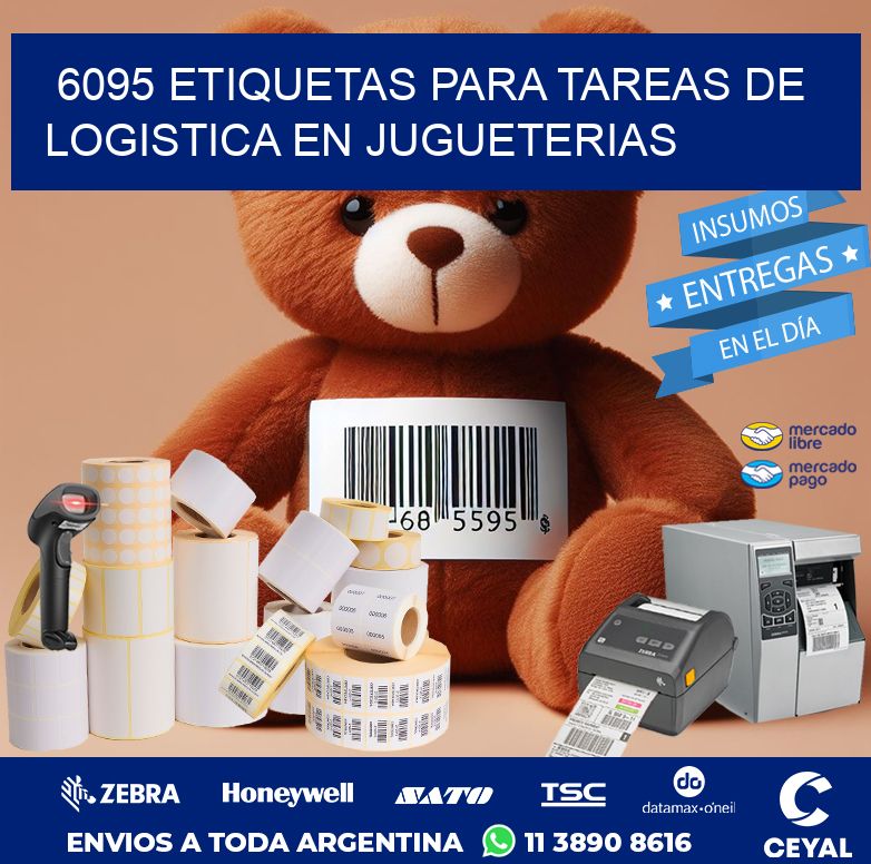 6095 ETIQUETAS PARA TAREAS DE LOGISTICA EN JUGUETERIAS