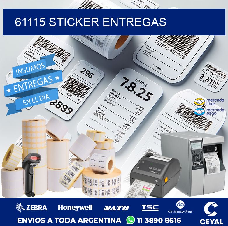 61115 STICKER ENTREGAS