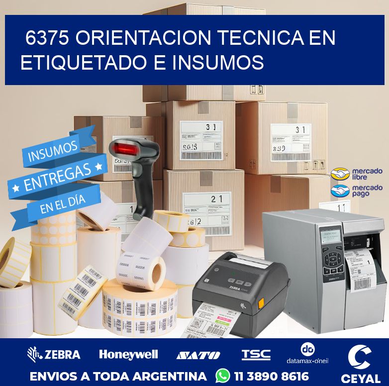 6375 ORIENTACION TECNICA EN ETIQUETADO E INSUMOS