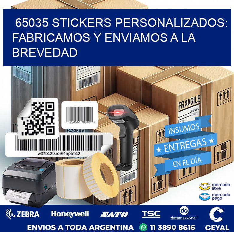 65035 STICKERS PERSONALIZADOS: FABRICAMOS Y ENVIAMOS A LA BREVEDAD