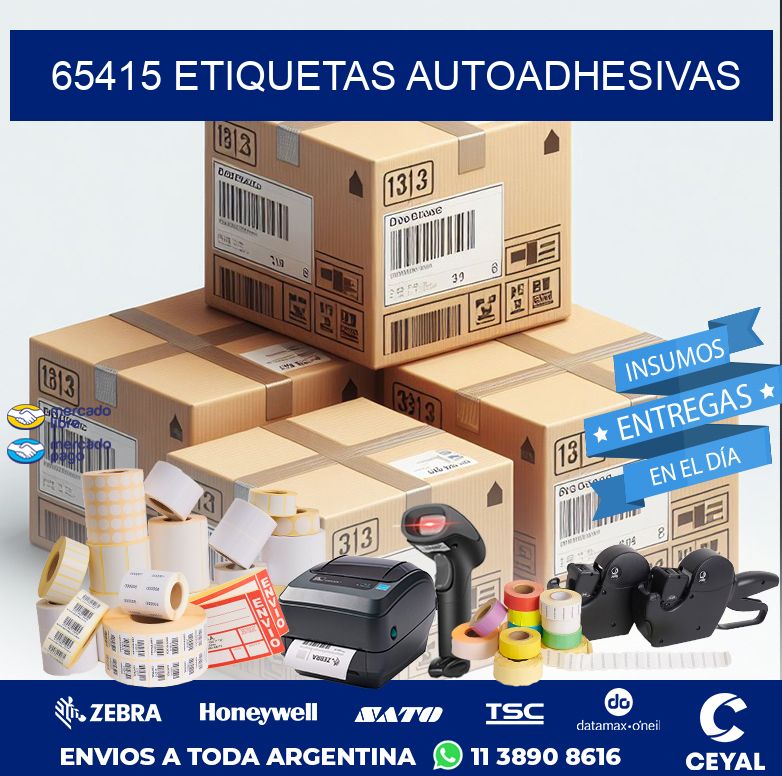 65415 ETIQUETAS AUTOADHESIVAS