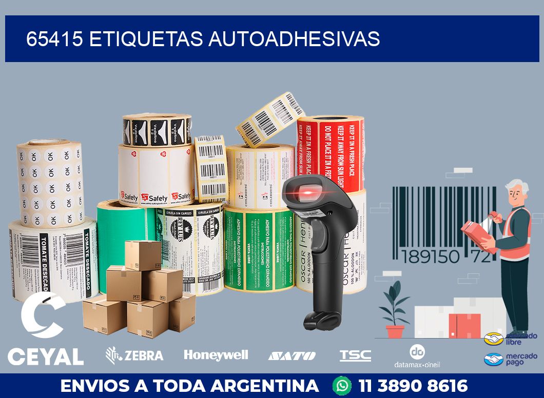 65415 ETIQUETAS AUTOADHESIVAS