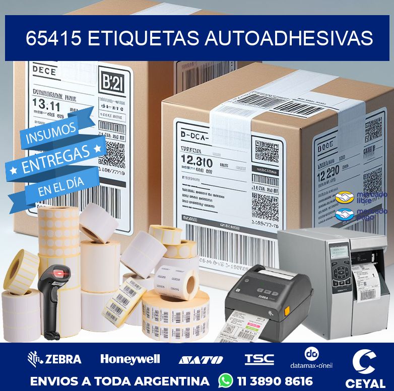 65415 ETIQUETAS AUTOADHESIVAS