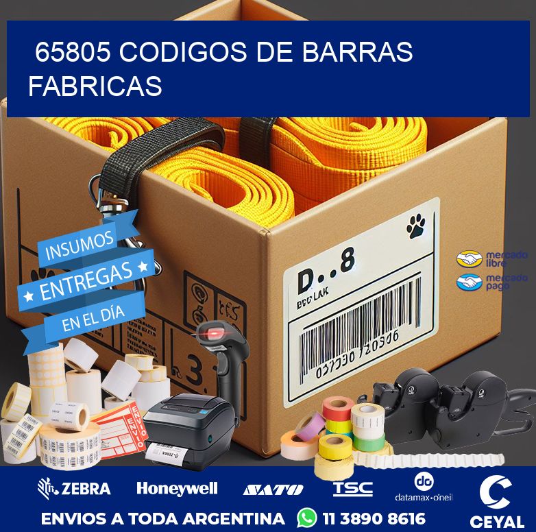 65805 CODIGOS DE BARRAS FABRICAS