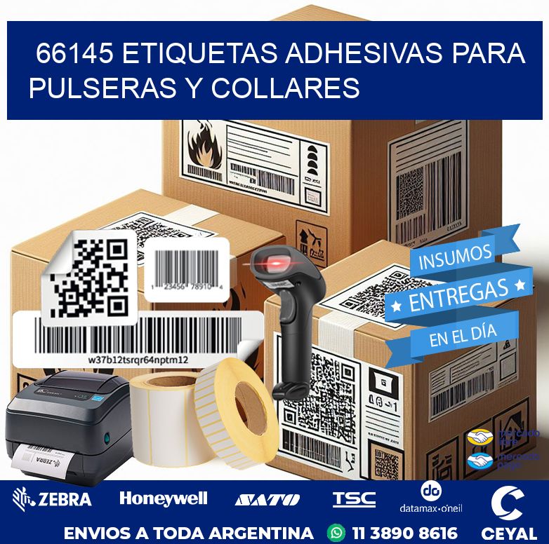 66145 ETIQUETAS ADHESIVAS PARA PULSERAS Y COLLARES