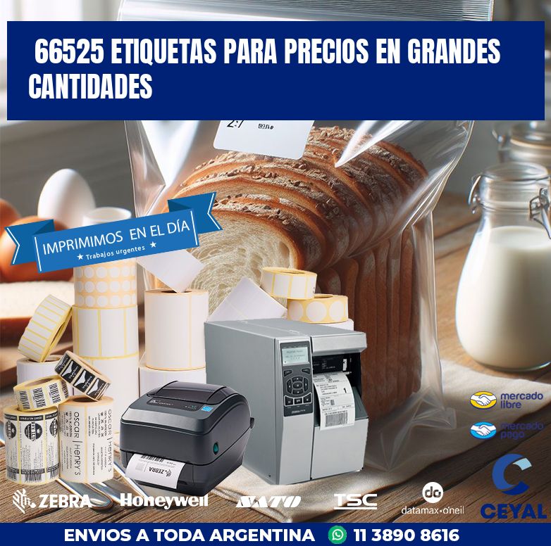 66525 ETIQUETAS PARA PRECIOS EN GRANDES CANTIDADES