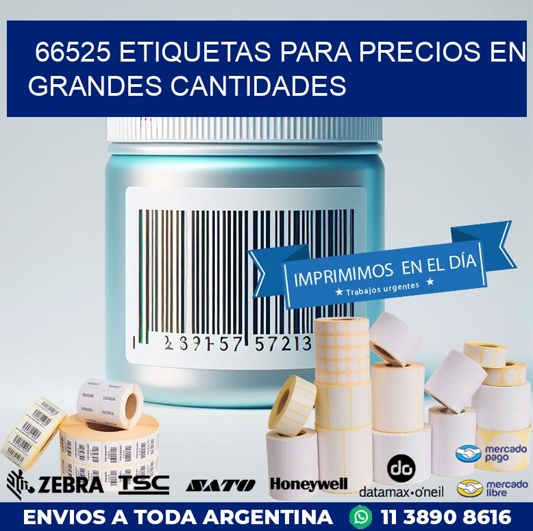 66525 ETIQUETAS PARA PRECIOS EN GRANDES CANTIDADES