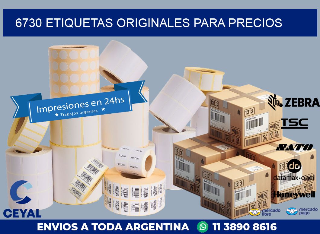 6730 ETIQUETAS ORIGINALES PARA PRECIOS