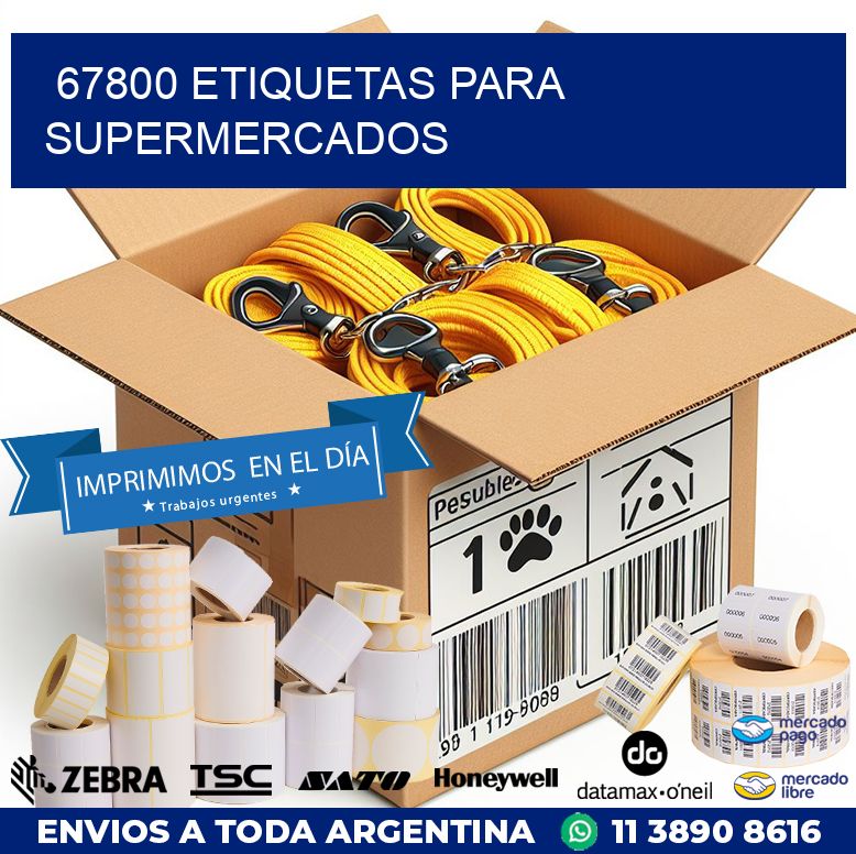 67800 ETIQUETAS PARA SUPERMERCADOS