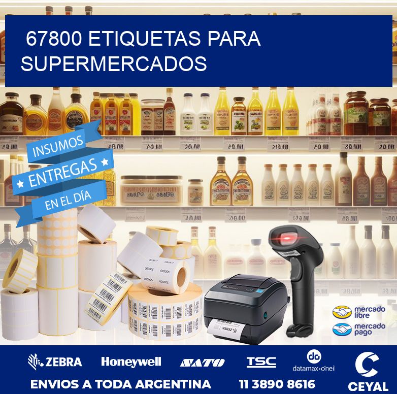 67800 ETIQUETAS PARA SUPERMERCADOS