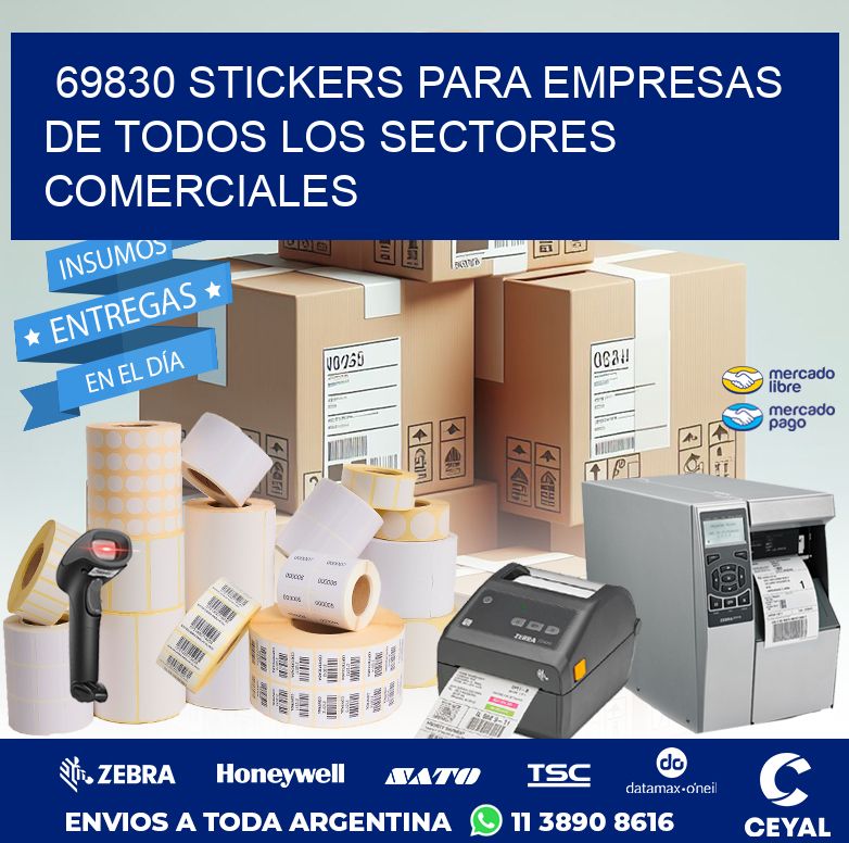 69830 STICKERS PARA EMPRESAS DE TODOS LOS SECTORES COMERCIALES