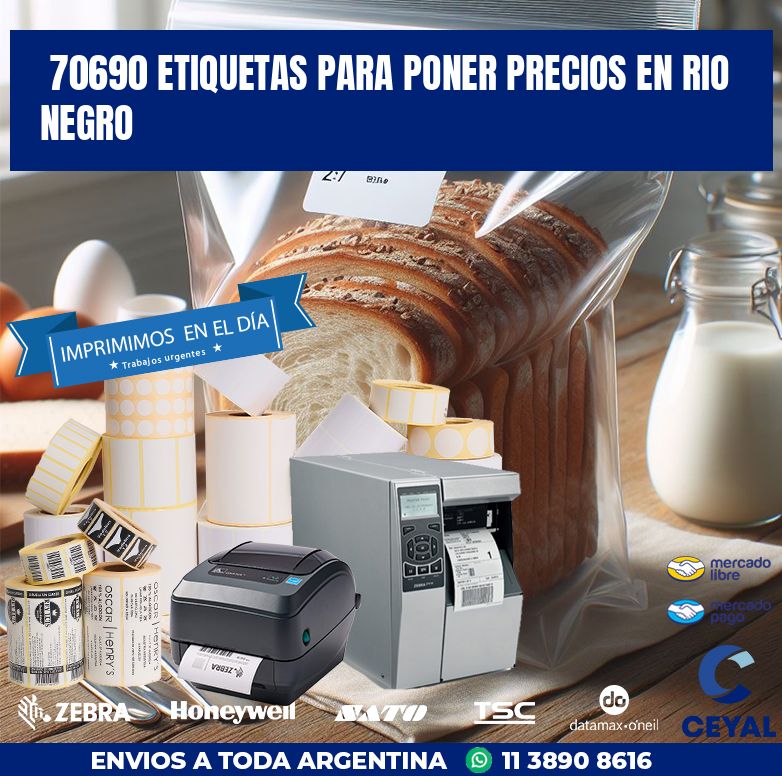 70690 ETIQUETAS PARA PONER PRECIOS EN RIO NEGRO