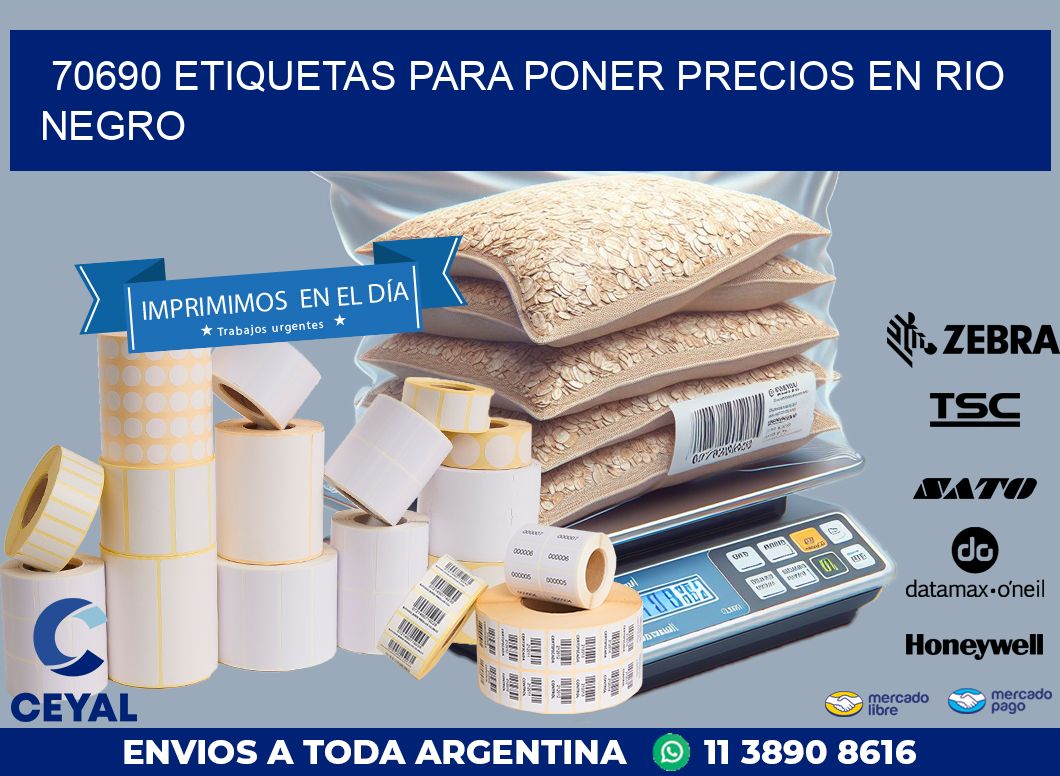 70690 ETIQUETAS PARA PONER PRECIOS EN RIO NEGRO