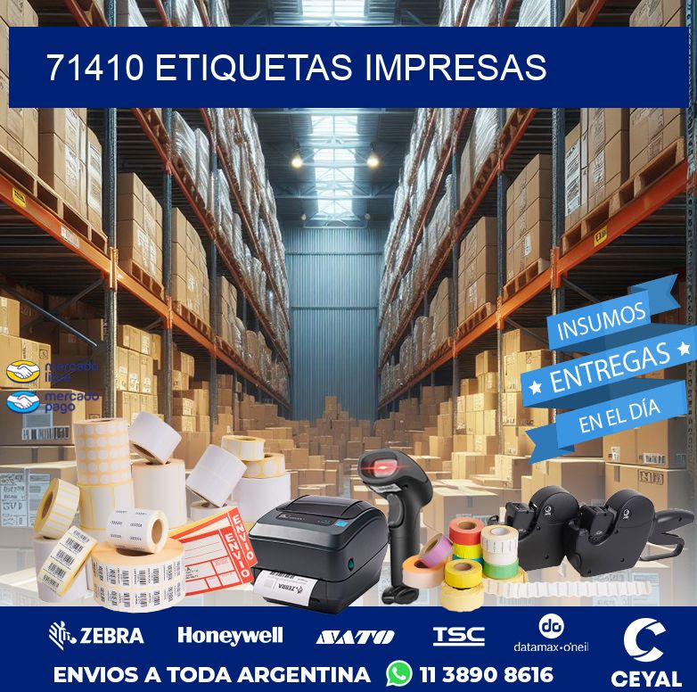71410 ETIQUETAS IMPRESAS