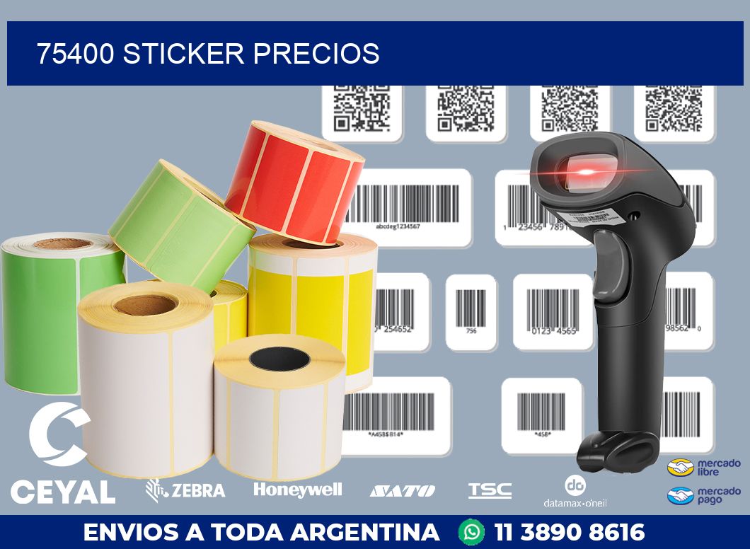 75400 STICKER PRECIOS