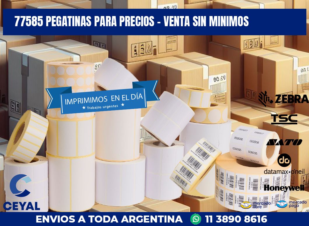 77585 PEGATINAS PARA PRECIOS - VENTA SIN MINIMOS