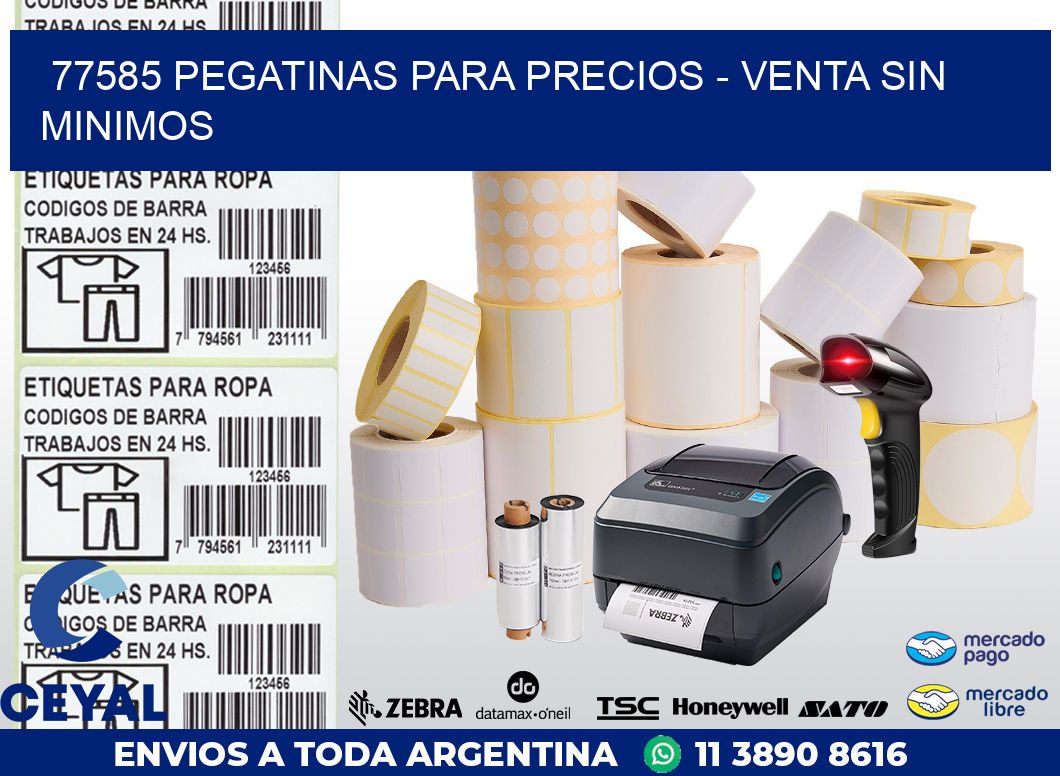 77585 PEGATINAS PARA PRECIOS - VENTA SIN MINIMOS