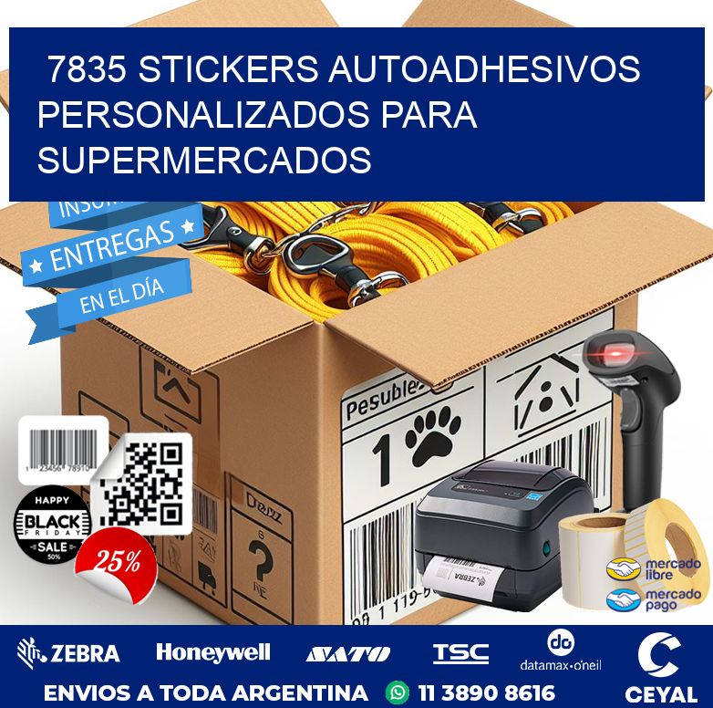 7835 STICKERS AUTOADHESIVOS PERSONALIZADOS PARA SUPERMERCADOS