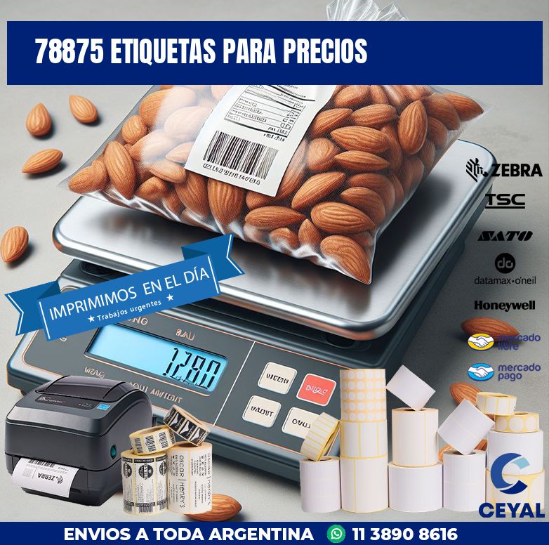 78875 ETIQUETAS PARA PRECIOS