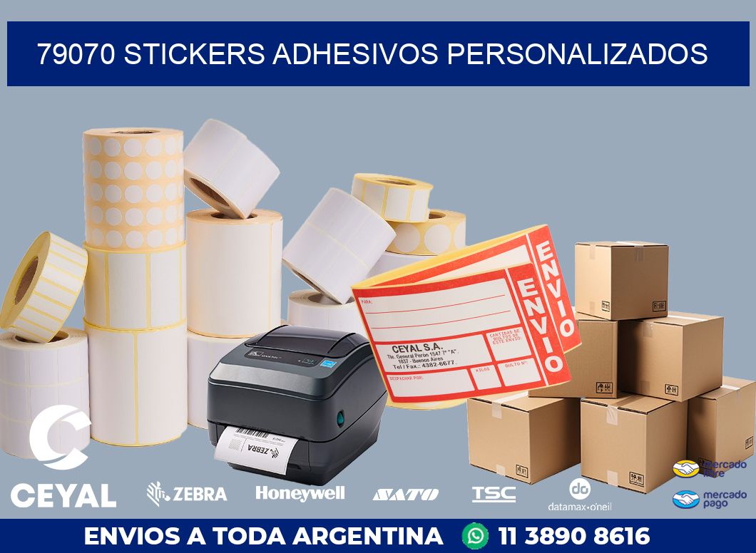 79070 STICKERS ADHESIVOS PERSONALIZADOS