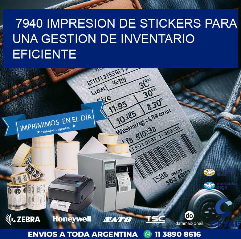 7940 IMPRESION DE STICKERS PARA UNA GESTION DE INVENTARIO EFICIENTE