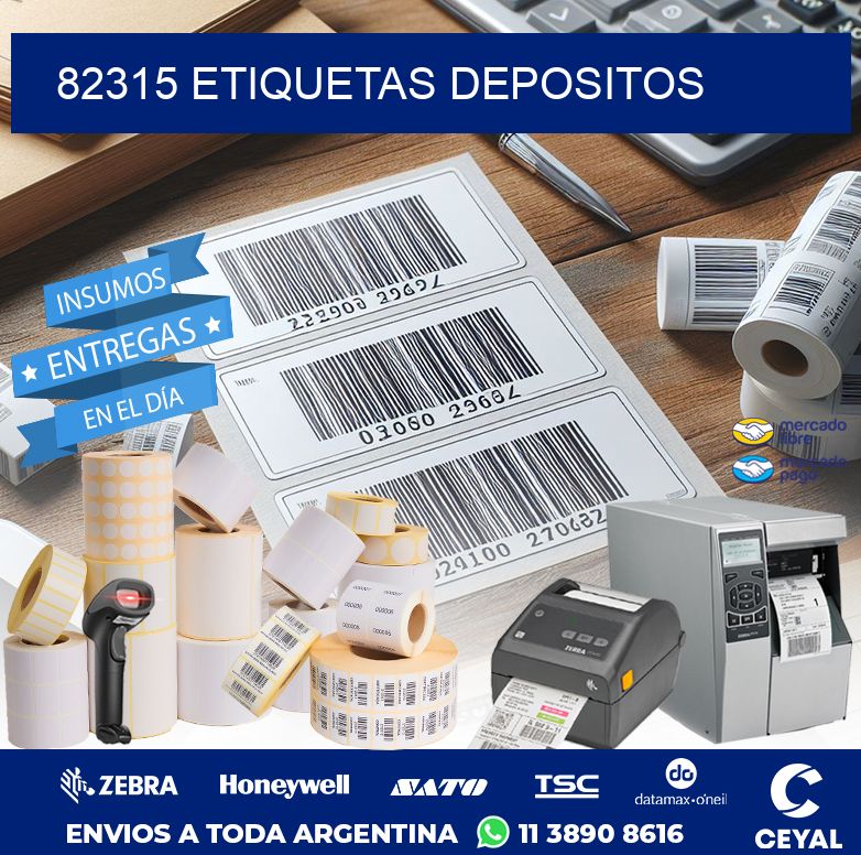 82315 ETIQUETAS DEPOSITOS
