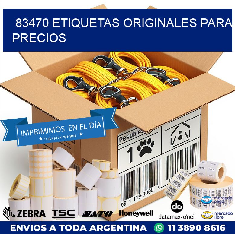83470 ETIQUETAS ORIGINALES PARA PRECIOS